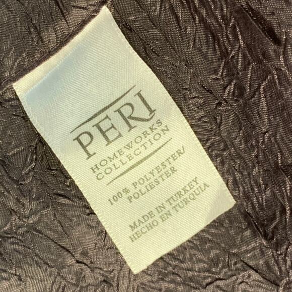 Peri Homeworks Collection 212" by 48" Plum Purple Window Scarf Treatment - Picture 3 of 4